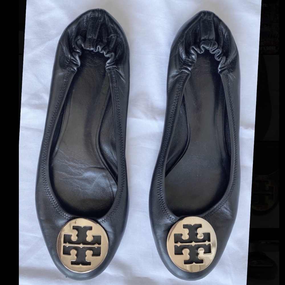 Tory Burch Black Flat Size 11